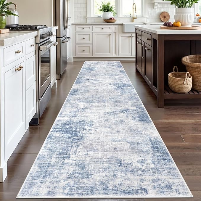 IOHOUZE Abstract Runner Rug 3x12 Ft Washable Runners