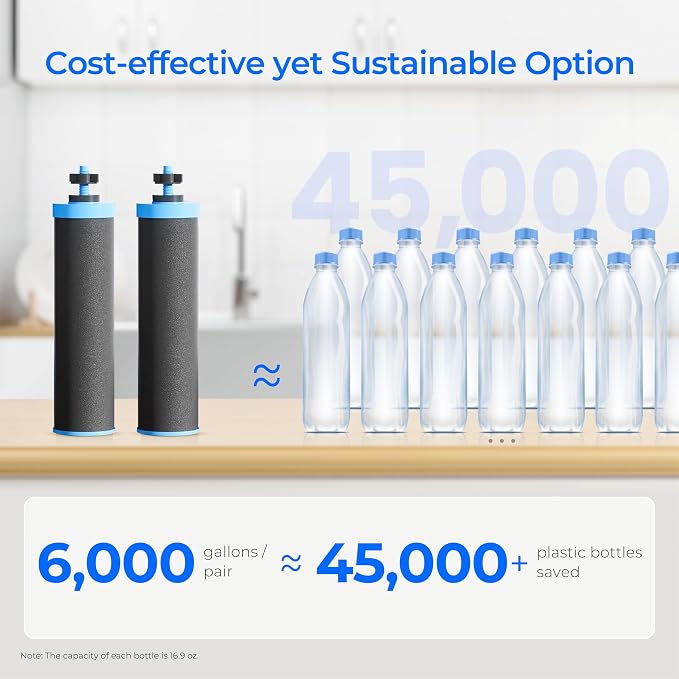 Waterdrop Gravity-fed Water Filter System, Increase PH,