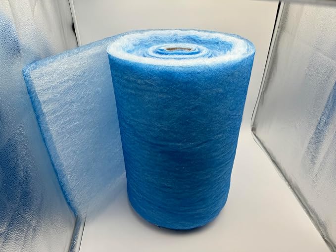 wioboy Paint Booth Exhaust Filter Roll, Spray Booth Filter, Fiberglass Paint