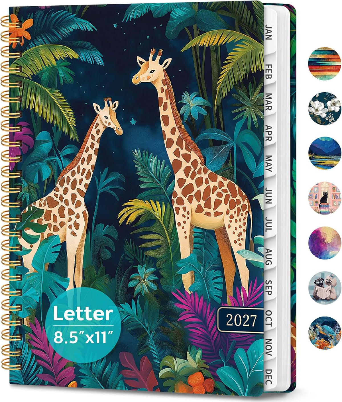 2027 Planner 8.5" x 11", Weekly & Monthly Calendar Book, Jan-Dec 2027