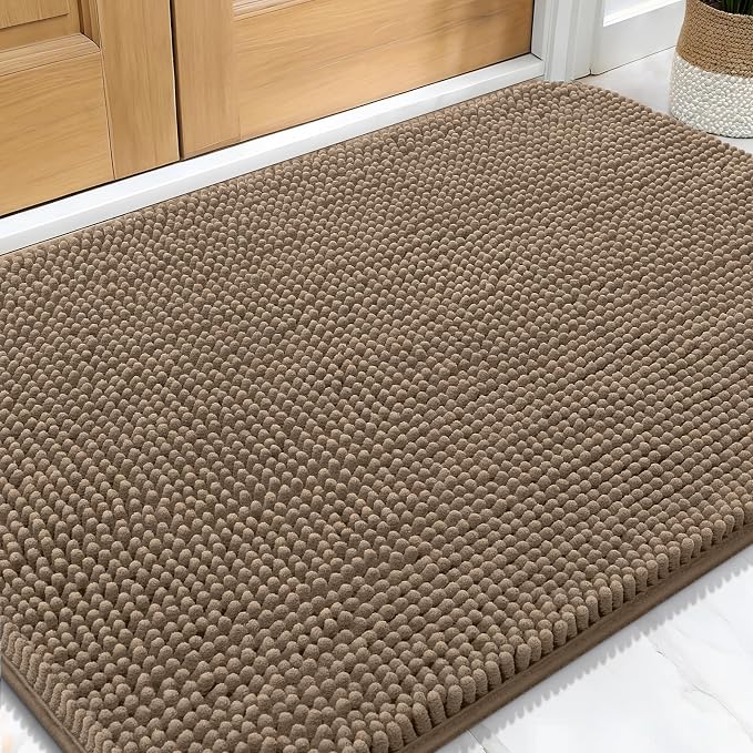 OLANLY Dog Door Mat for Muddy Paws 30x20, Absorbs Moisture and Dirt, Absorbent