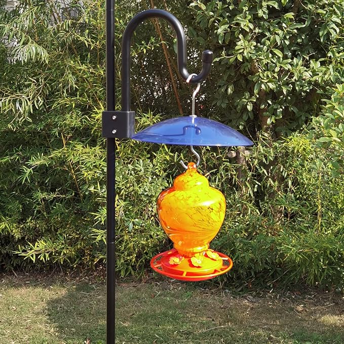 Small Rain Cover for Bird Feeder - Mini Blue 8" X 2 PC Small Hanging Weather Guard Protective Dome - Dia. 20CM