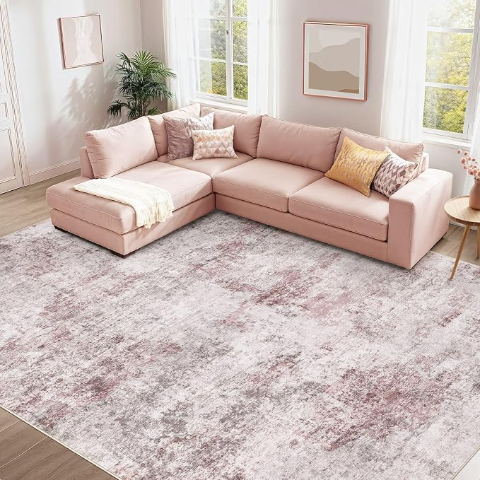 UERMEI 9x12 Washable Area Rug