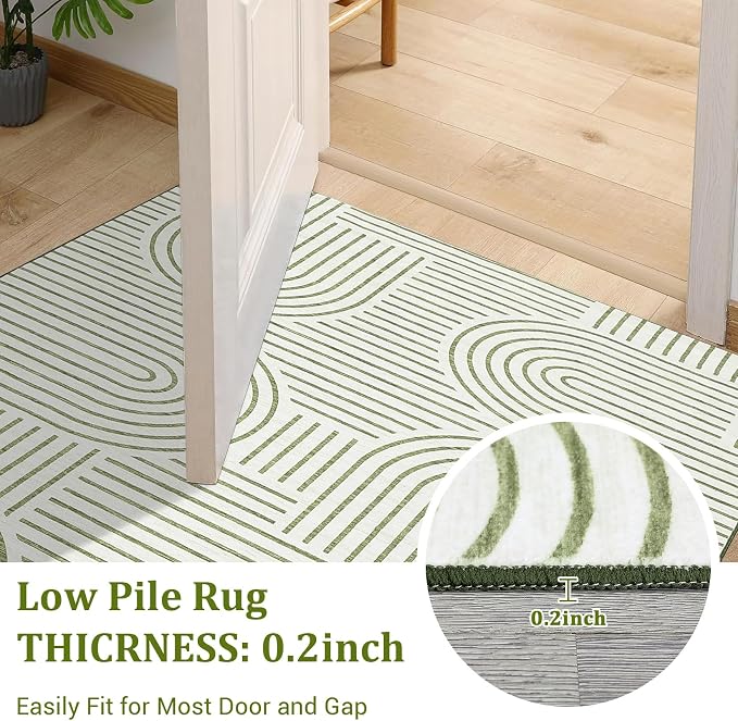 ROYHOME Modern Rug 2.5x8 Runners
