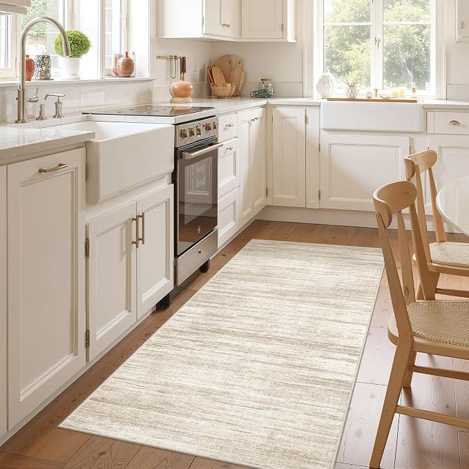 3x6 Runner Rug Non Slip, Thin Entryway Washable Rug