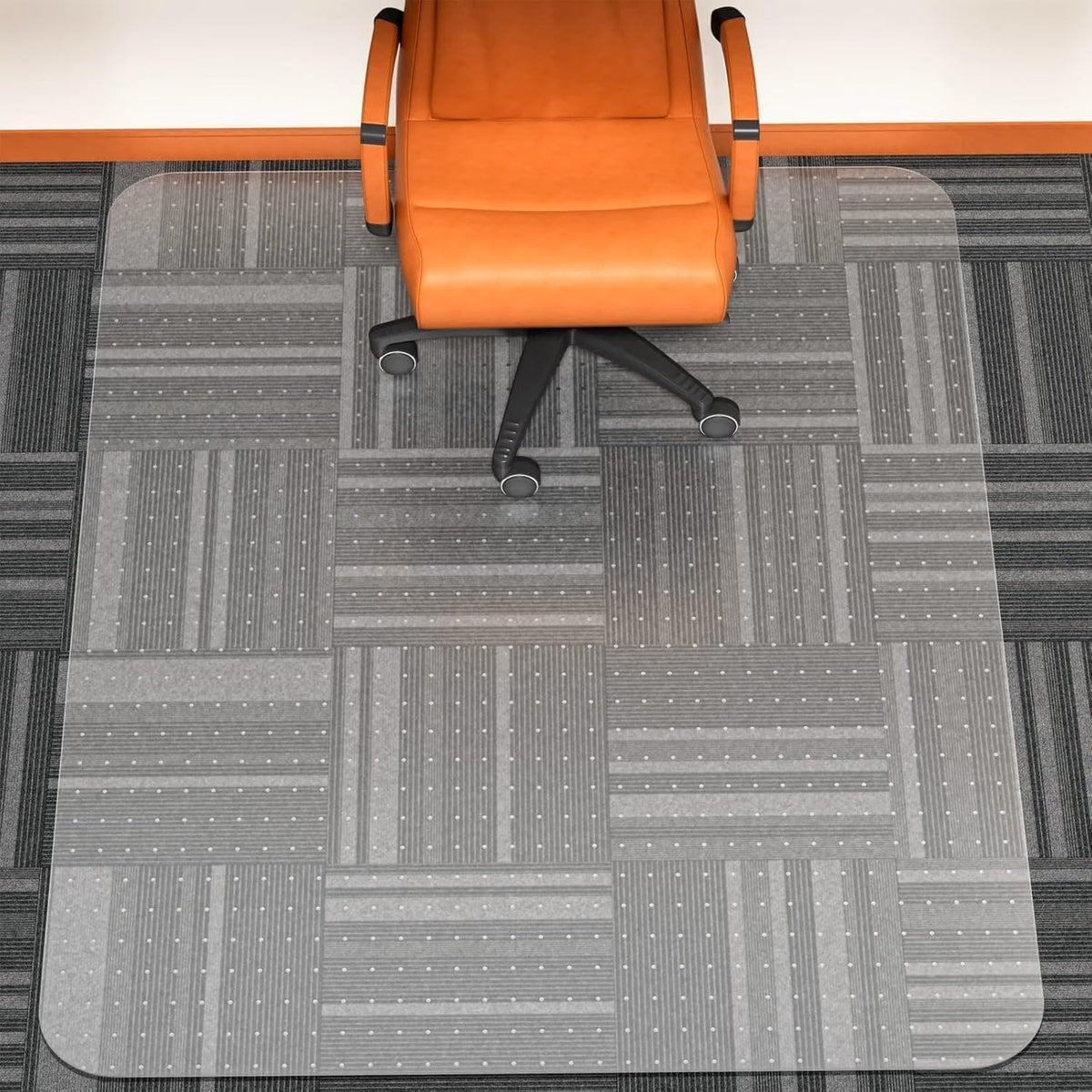 Office Chair Mat for Low Pile Carpet, 48" x 60" Clear Heavy Duty Chair Mat