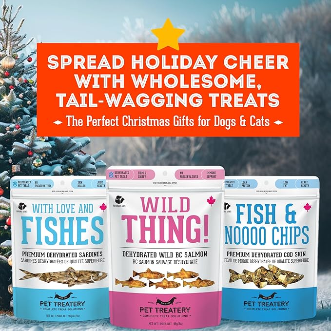 The Granville Island Pet Treatery Dehydrated Cod Skin for Dogs & Cats (2.5 oz, Pack of 1) - Dehydrated Single Ingredient Dog Treats - Natural Dog Treats, Grain Free