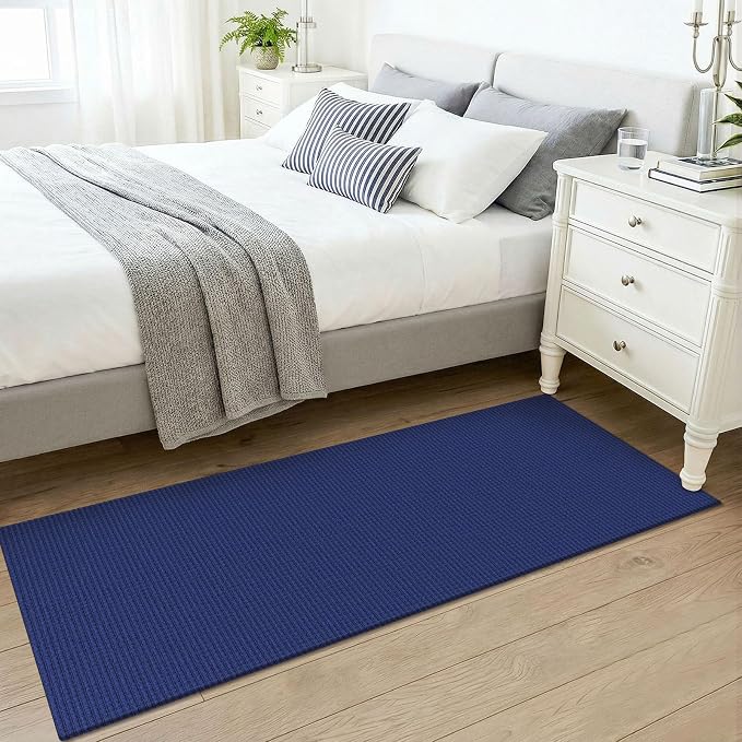 KOZYFLY Woven 2x5 Entry Runner Rug, Washable Runners