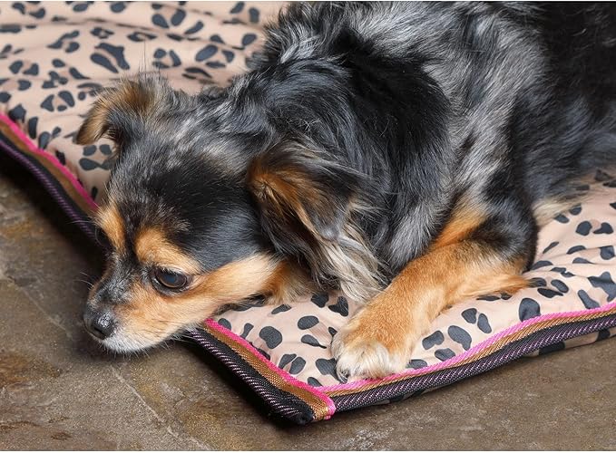 Shires Digby & Fox Waterproof Dog Bed, Leopard