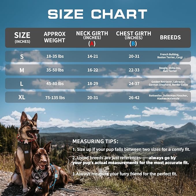 Auroth Tactical Dog Harness for Small Medium Dogs No Pull Adjustable Pet Harness Reflective Working Training Easy Control Pet Vest Military Service Dog Harnesses Grey S