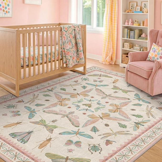 Hazo Haus Butterfly Area Rugs 5x7