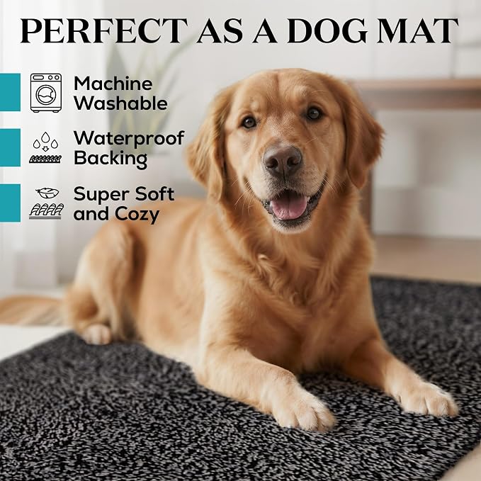 Premium Microfiber Indoor Door Mat – 20"x30" Washable Entry Mat, Waterproof