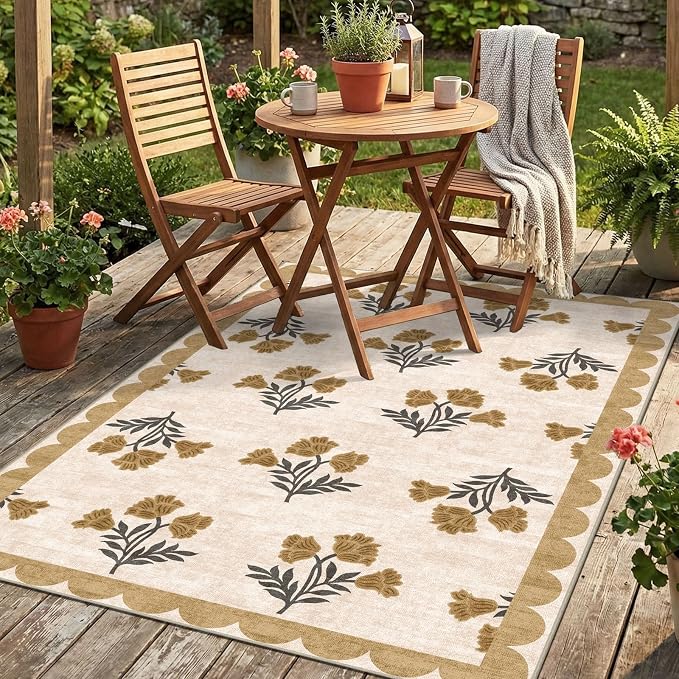 4x6 Covered Outdoor Patio Rug