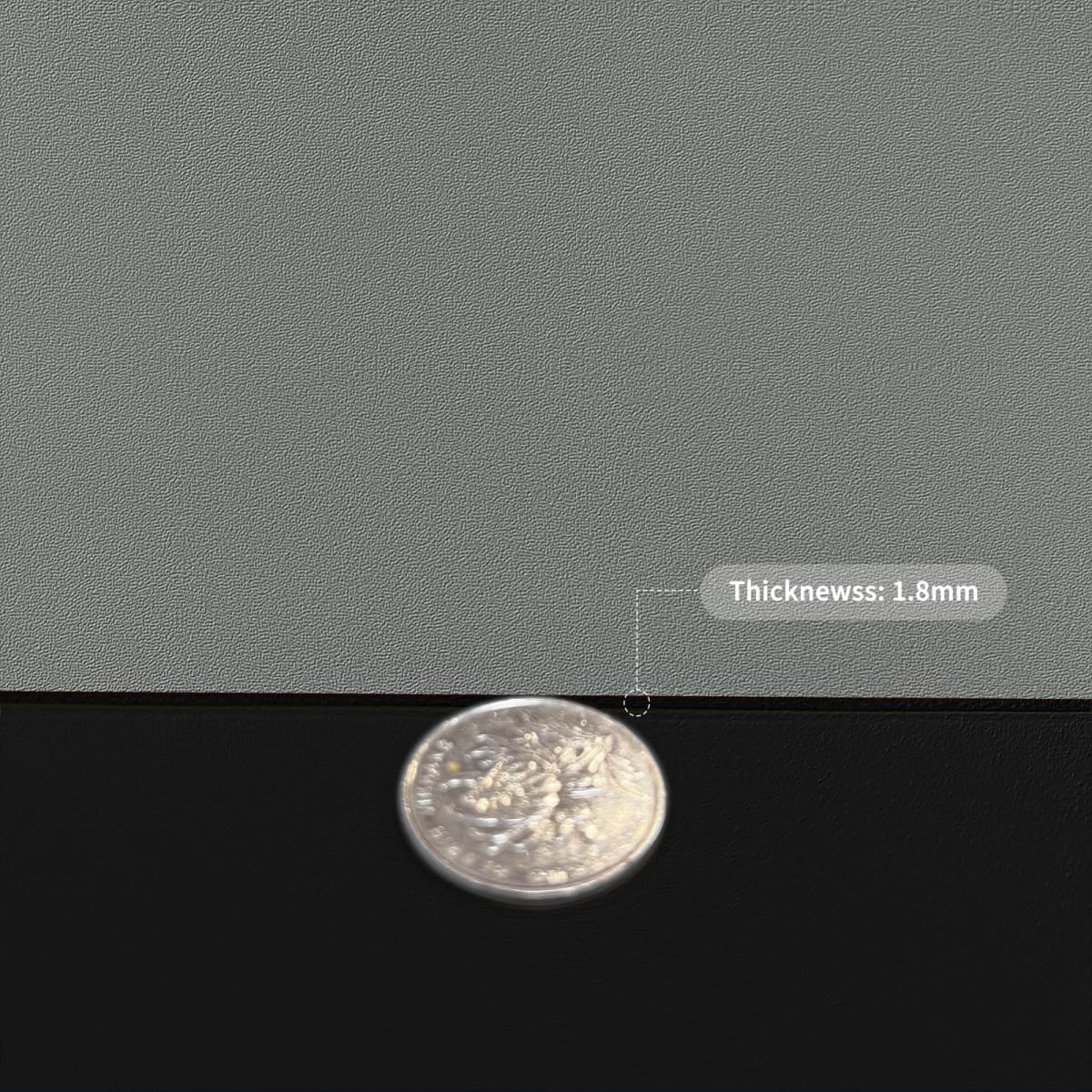 Table Mat - 24x36 Inch Waterproof Anti Overflow Can Cover Up Defects Protect the Surface of Furniture from Scratches Can Be Used for Office Coffee Table Dorm(Black+Gray 24x36)