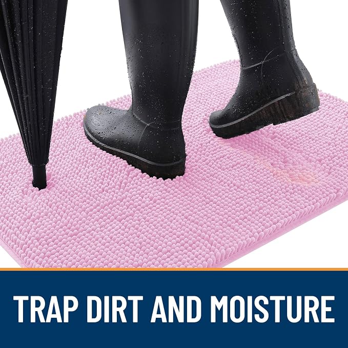 OLANLY Dog Door Mat for Muddy Paws 40x32, Absorbs Moisture and Dirt, Absorbent