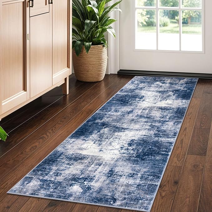IOHOUZE Abstract Runner Rug 2x5 Ft Washable Runners