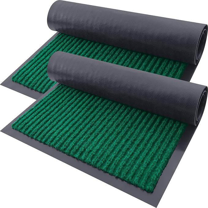 OLANLY Front Door Mat Indoor Outdoor Entrance, Waterproof Heavy Duty Doormat