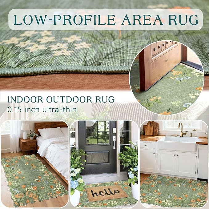 Floral Outdoor Rug