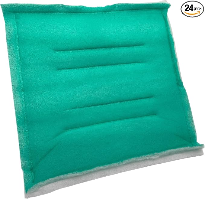 Paint Booth Intake Air Filter Panel, Crossdraft Spray Booth Filter Pad