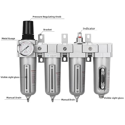 NANPU 3/4" NPT Industrial Grade 4 Stage Air Drying System