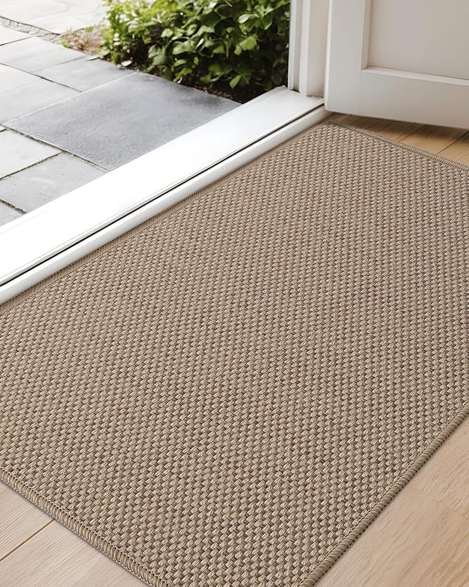 Color&Geometry Ultra-Thin Indoor Door Mat, Washable Doormat