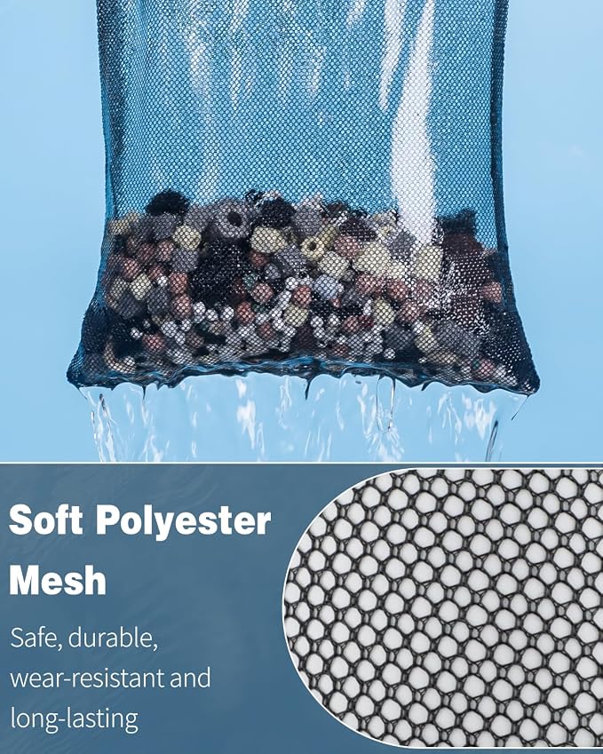 Pawfly 8 Pack Aquarium Filter Media Bags, Fine Mesh Filter Bag