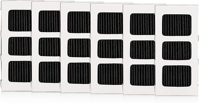 Frigidaire PAULTRA2 Pure Air Ultra II 6 Pack Air Filter, 3.8" x 1.8"