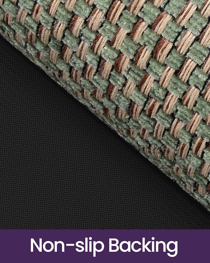 DEXI Ultra Thin Entryway Door Mat 36x56, Non Slip Rubber Backing Inside Entry