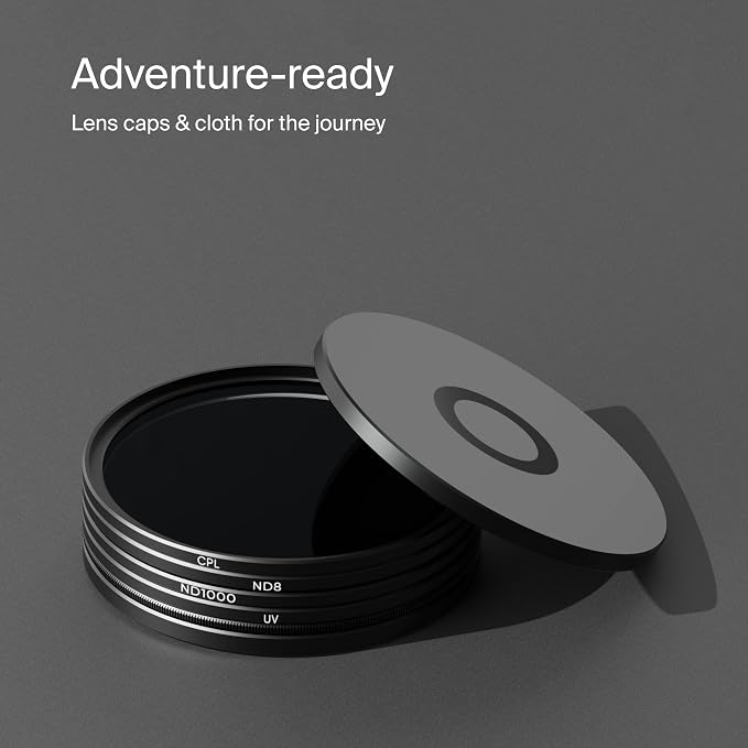 Urth 82mm Magnetic UV, Circular Polarizing, ND1000 Lens Filter Kit