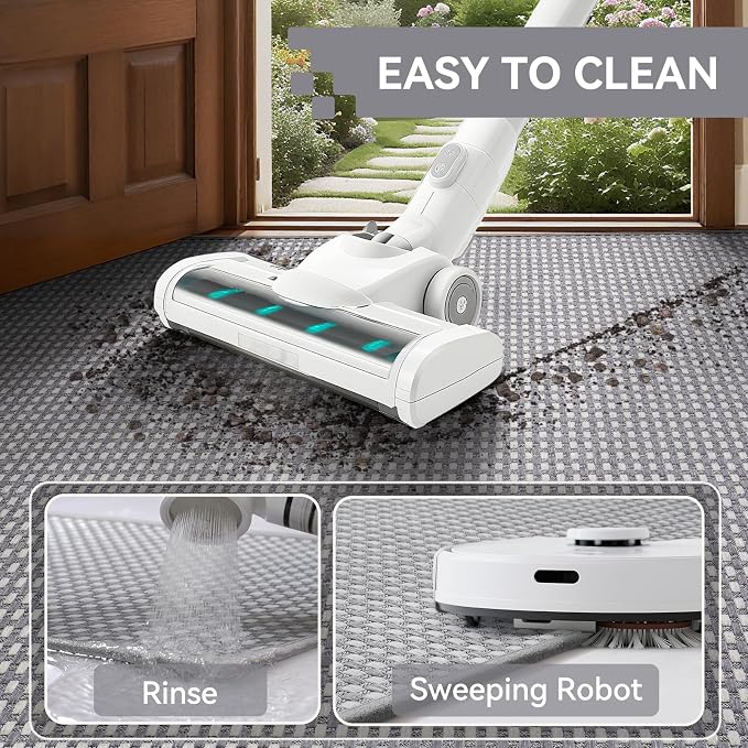Front Door Mat 17''x30'', Absorbent Dirt Resist Washable Non Slip Low-Profile