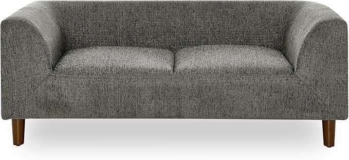 Dog Couch for Medium & Large Dogs, Modern Pet Sofa with Armrest & Backrest, Short Leg Design Linen Fabric Dog Bed Furniture, 39.5" Washable Pet Couch (Dark Grey)