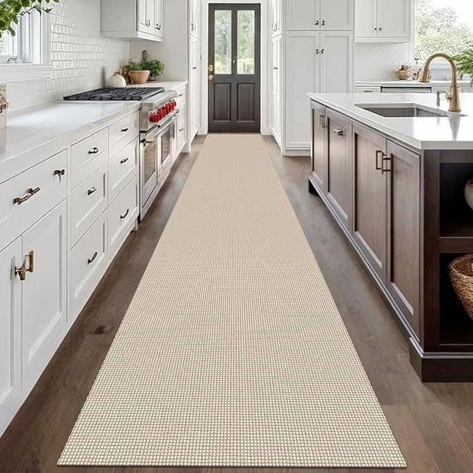 IOHOUZE Washable Exrea Long Hallway Runner Rug 3x20 Non Slip Rubber Backed