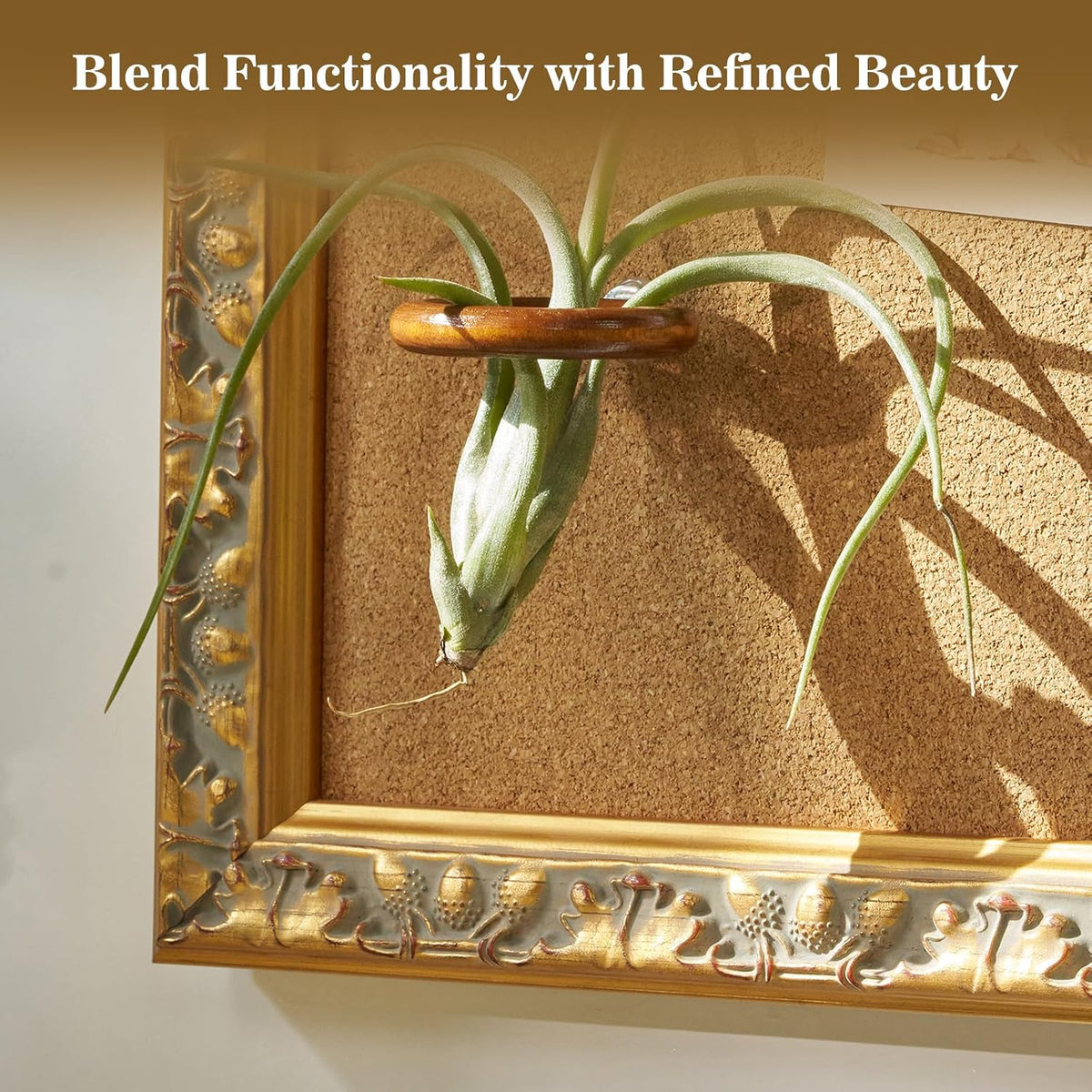 16x20 Decorative Cork Board with Victorian Gold Frame for Memorial Pictures