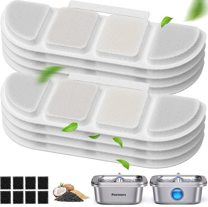 Pawtners 8 Packs Replacement Filters