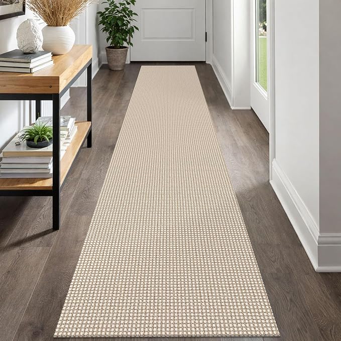 IOHOUZE Washable Runner Rug 2x12 Non Slip Rubber Backed Extra Long Hallway