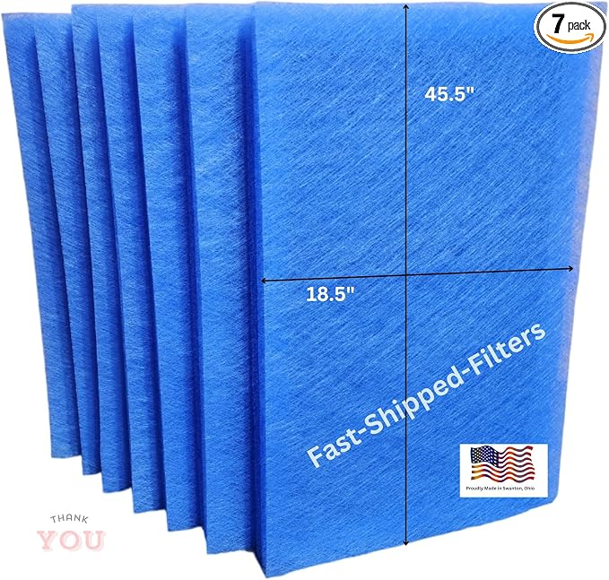 Fast-Shipped-Filters 7 Pack Replacement Filter Pads Compatible