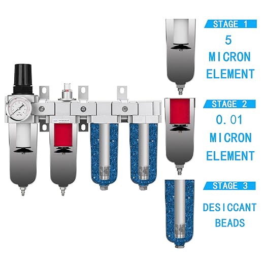 NANPU 1/2" NPT Industrial Grade 4 Stage Air Drying System