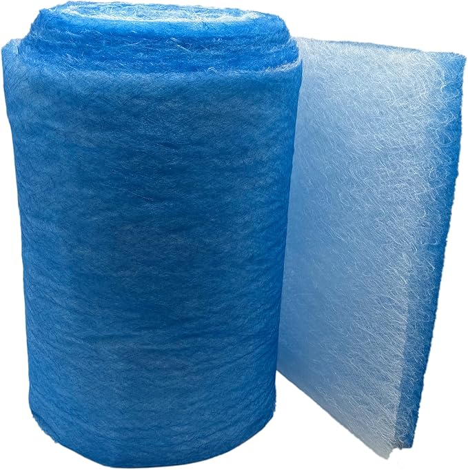 wioboy Paint Booth Exhaust Filter Roll, Spray Booth Filter, Fiberglass Paint