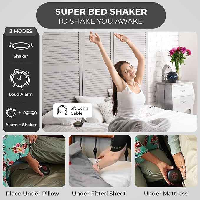 Sonic Alert Sonic Bomb Dual Alarm Clock