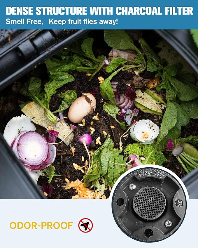 EJWOX Insulated Compost Bin