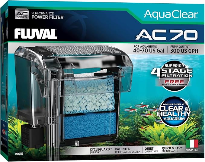 Fluval - Media Maintenance Kit for AC70 Power Filter - for Use in Freshwater &