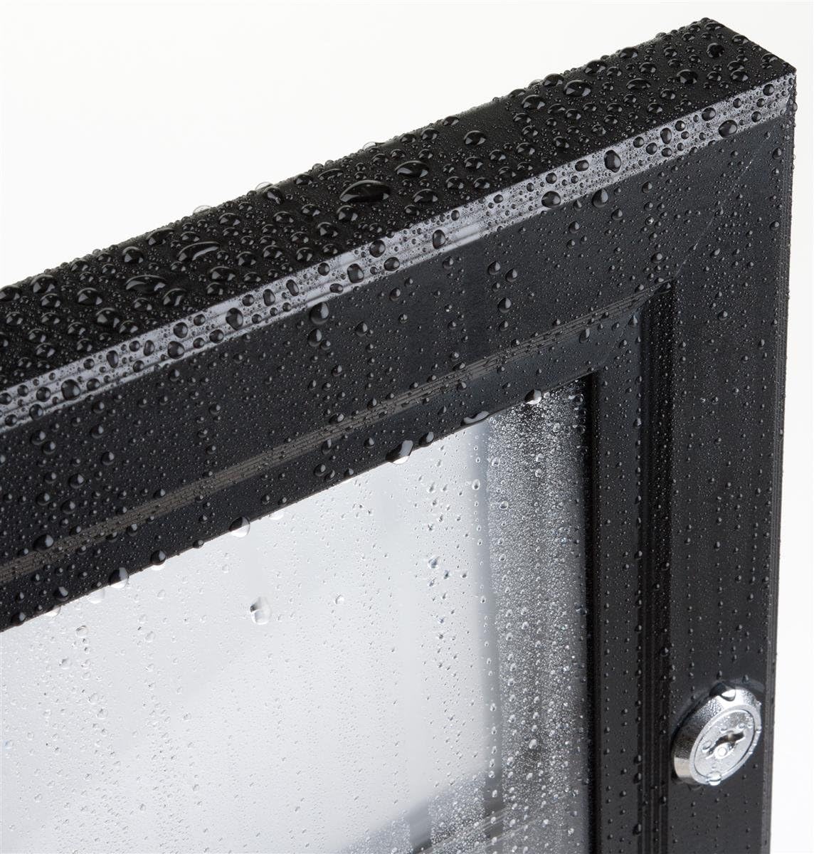 Displays2go Bulletin Board, Magnetic Surface, Wall Mounted
