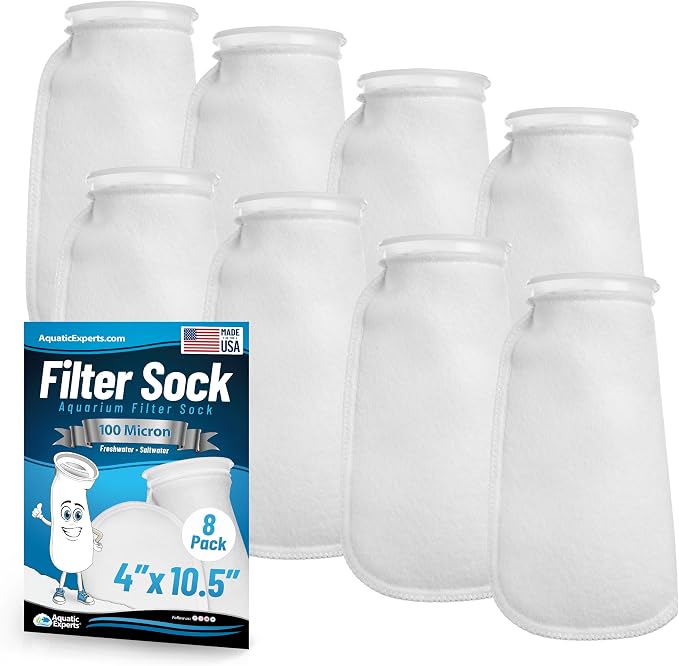 Aquatic Experts 4 inch Ring 100 Micron Felt Filter Sock