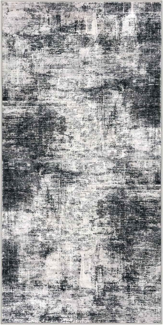 IOHOUZE Abstract Runner Rug 3x6 Ft Washable Runners