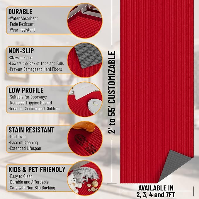Ottomanson 3'11" x 10' Hallway Runner