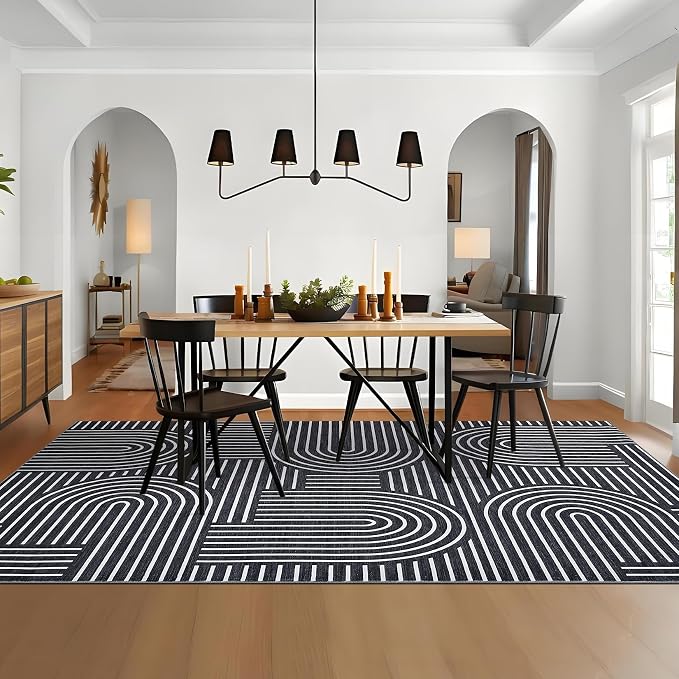 ROYHOME Washable Rug 9x12 Area Rugs