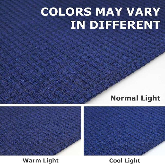 IOHOUZE Washable Runner Rug 2.6x10 Non Slip Rubber Backed Long Hallway Runner