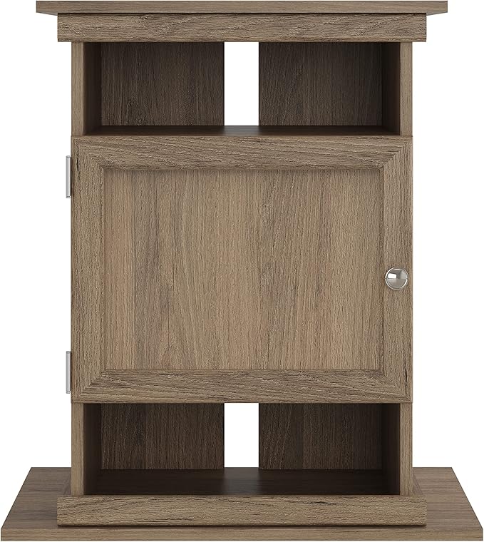 Ollie & Hutch Flipper 10/20 Gallon Aquarium Stand, Rustic Oak