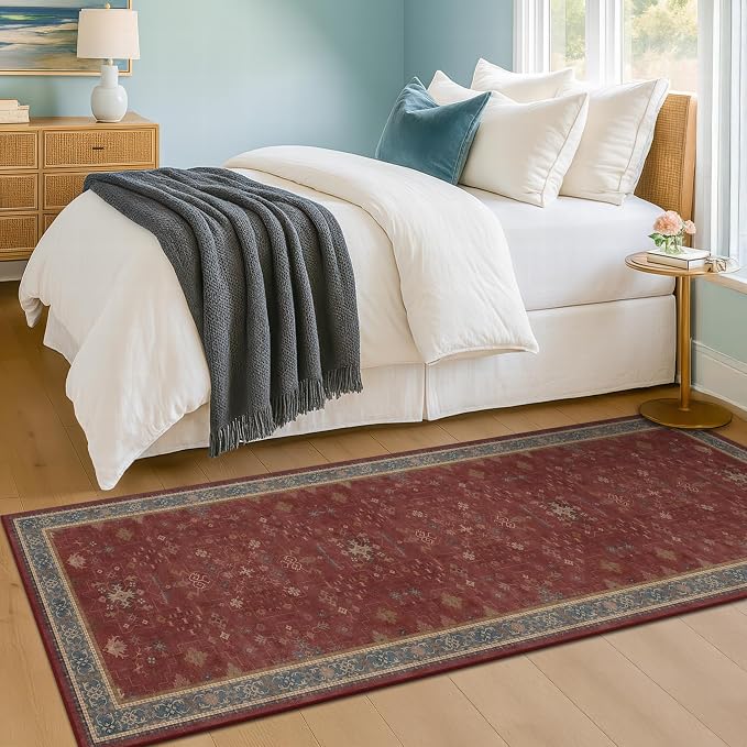 2x6 Turkish Kitchen Runner Rugs Non Skid Washable