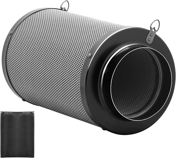 iPower 6" Air Carbon Filter for Inline Duct Fan, Intake and Exhaust Fans
